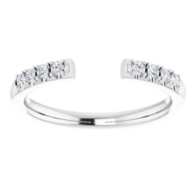 Nicole Negative Space Diamond Wedding Ring (1/6 TCW)