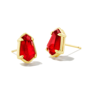 Kendra Scott Alexandria Stud Earrings in Cranberry Illusion