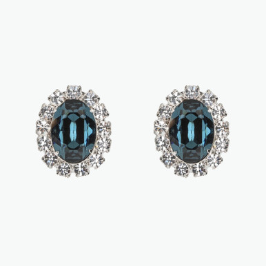 Jennifer Behr Diana Sapphire Stud Earrings