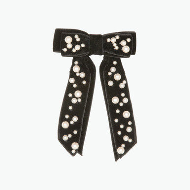 Jennifer Behr Teagan Pearl Bow Barrette