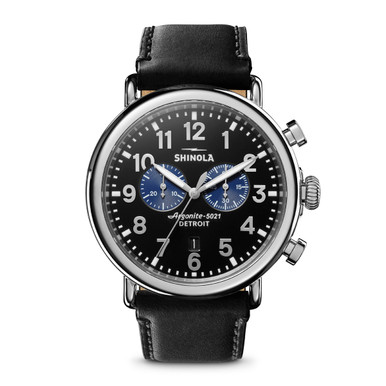 Shinola 47MM Runwell Chrono Black Men's Watch
