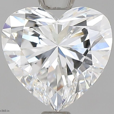 1.26CT Heart F VS1 Lab Grown Diamond 0033