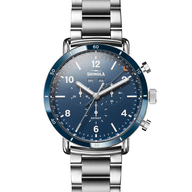 Shinola 45MM Canfield Sport Blue Men's Watch