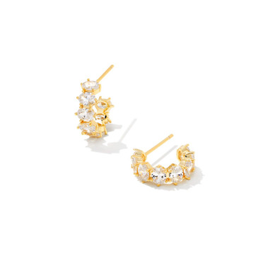 Kendra Scott Cailin Crystal Huggie Earrings