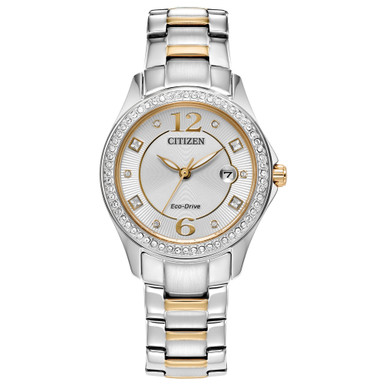Citizen 30MM Crystal Two-Tone Women's Watch