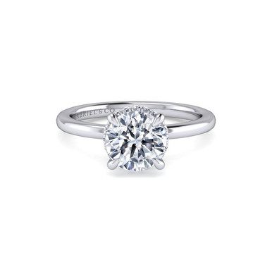 Rainah Hidden Halo Solitaire Preset Engagement Ring