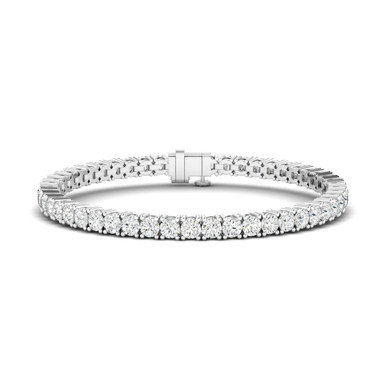 Gabriella 14K Gold Classic Lab Grown Diamond Tennis Bracelet
