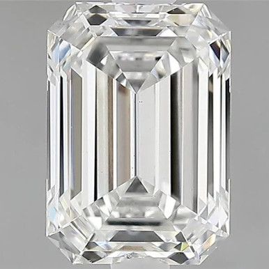 1.89CT Emerald F VS1 Lab Grown Diamond 8328