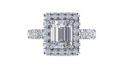 Frankie Accented Halo Setting