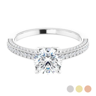 Samantha Vintage-Inspired Straight Setting