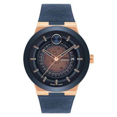 Movado 44MM BOLD Fusion Automatic Rose Gold Men's Watch