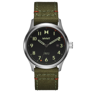 MVMT 41MM Field II Forest Green Men's Watch