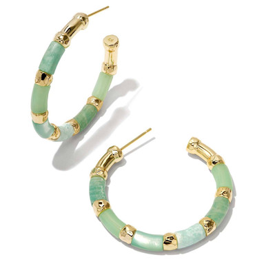 Kendra Scott Gigi Hoop Earrings in Blue Mix