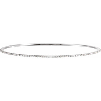 Landen 14K Gold Diamond Bangle Bracelet (1 TCW)