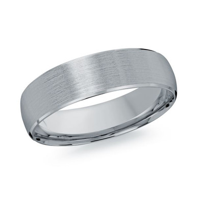 Elijah Grey Tantalum Satin Finish Wedding Ring