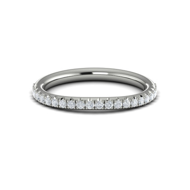 Lenora Curved Diamond Wedding Ring (1/3 TCW)