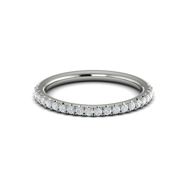 Rita Straight Diamond Wedding Ring (1/3 TCW)