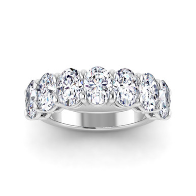 Capri Seven-Stone Oval Lab Grown Diamond Ring (2 3/4 TCW)