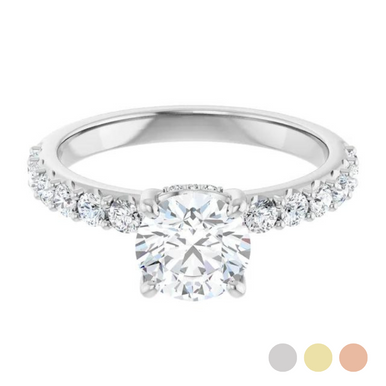 Pamela Hidden Halo Straight Setting