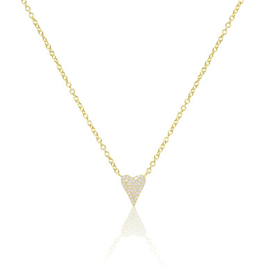 Meira T Diamond Heart Necklace