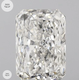 Radiant 2.53ct G VS2 Lab Grown Diamond 2143