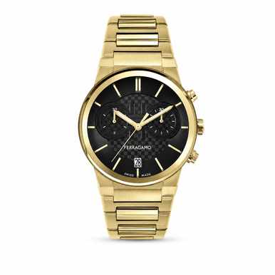 Ferragamo Men's Sapphire Chrono Watch