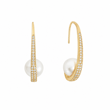 SHASHI Michelle Pearl Earrings