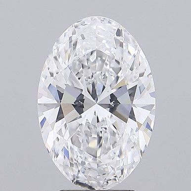4.01 CT Oval D VVS2 Lab Grown Diamond 3120