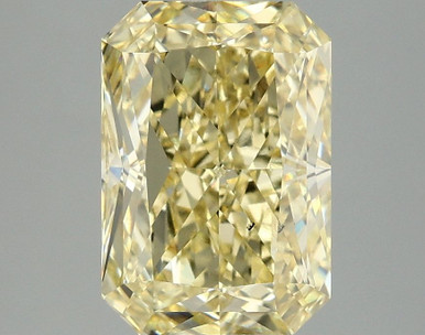 3.10CT Radiant Fancy Yellow VS2 Lab Grown Diamond 2579