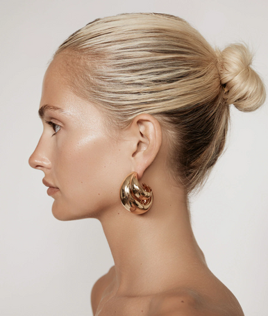 SHASHI Double Tsuki Hoop Earrings