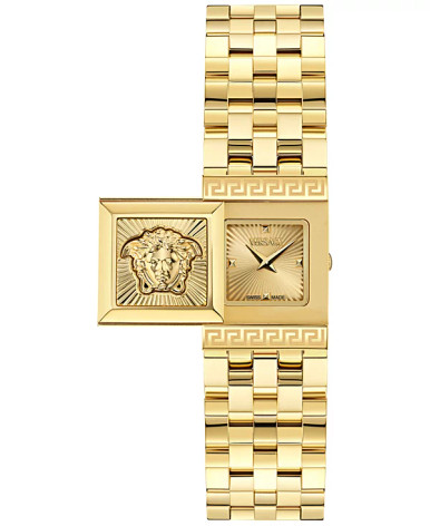 Versace Reveal Gold Tone Watch