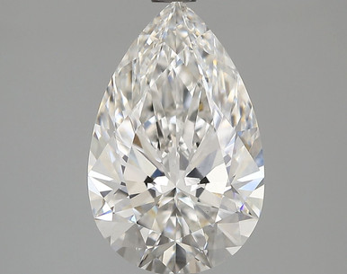 2.76CT Pear F VS1 Lab Grown Diamond 0839