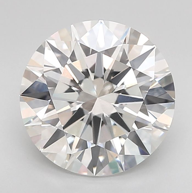 3.06CT Round F VVS2 Lab Grown Diamond 2054