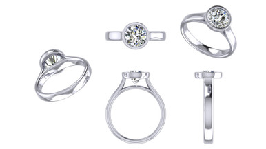 Orion Solitaire Bezel Setting