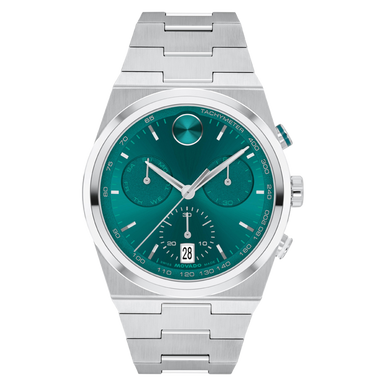 Movado Bold Quest Chronograph Blue Green Watch
