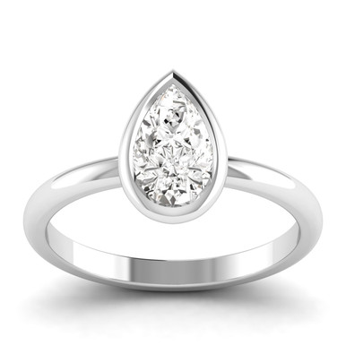 1 CT Bezel Preset Engagement Ring