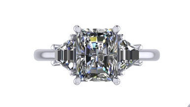 Delia Three Stone Setting