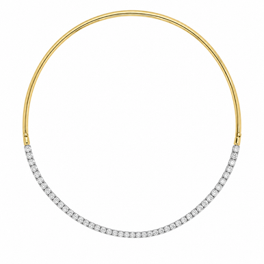 Nikita Half Tennis Necklace