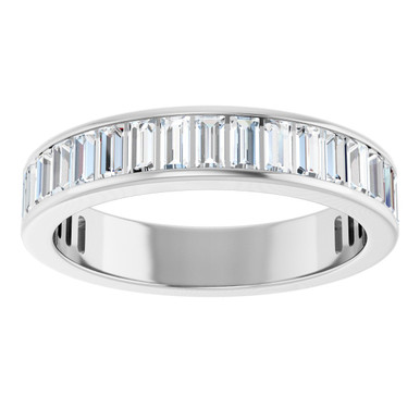 Collins Channel-Set Anniversary Band - Straight Baguette