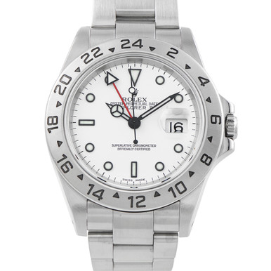 Rolex Explorer II "Polar" White Dial Stainless Steel 40mm – Ref. 16570