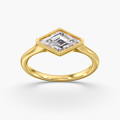 Lozenge Cut Bezel Pinky Ring