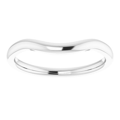 Nevaeh Curved Wedding Ring