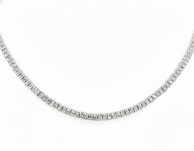360 All Around Lab Grown Diamond Tennis Necklace