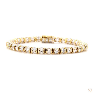 360 Oval Lab Grown Diamond Bracelet