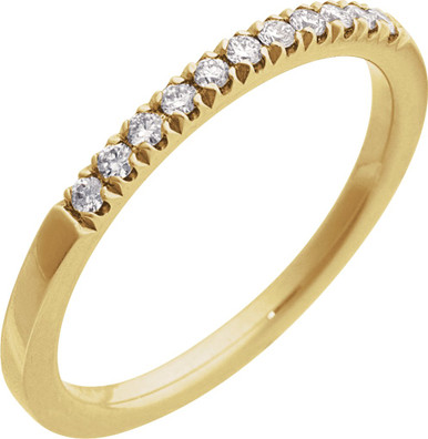 14K Yellow Gold Vermeil Gemstone Stackable Ring