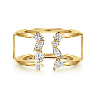 Diamond Marquise Open Smart Ring Enhancer
