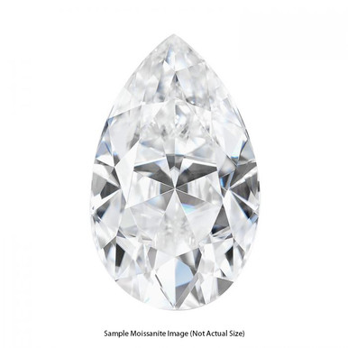 Gage Select Pear Cut Near Colorless Moissanite 7.0mm x 5.0mm (0.77 CT. DEW)