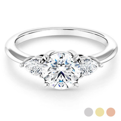 Kiana Three Stone Setting