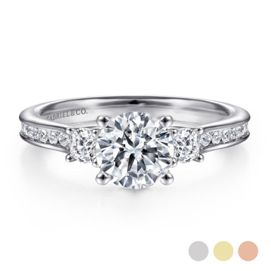 Becky Three Stone Setting