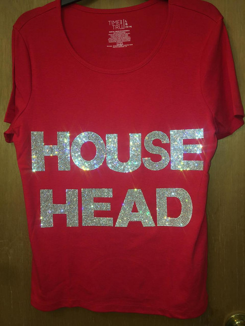 The bling HOUSE HEAD shirt